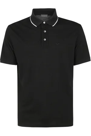 Emporio Armani Herren, Oberteile, Schwarzk, LGröße: