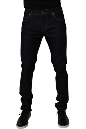 Dolce & Gabbana Herren, Jeans, Schwarzk, XLGröße:
