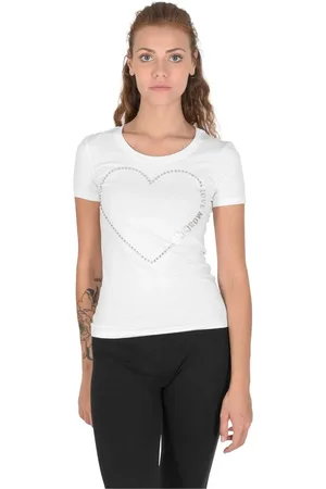 Moschino Damen, Oberteile, Weiß, 2XSGröße: