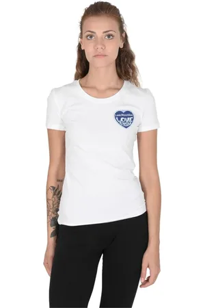 Moschino Damen, Oberteile, Weiß, SGröße: