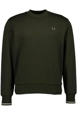 Fred Perry Herren, Sweatshirts & Hoodies, Grün, XLGröße: