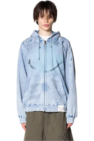 MIHARA YASUHIRO Herren, Sweatshirts & Hoodies, Blau, SGröße:
