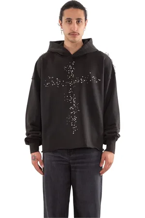 MISBHV Herren, Sweatshirts & Hoodies, Schwarzk, XLGröße: