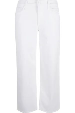 Mother Damen, Jeans, Weiß, W28Größe: