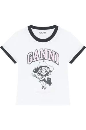 Ganni Damen, Oberteile, Weiß, XSGröße: