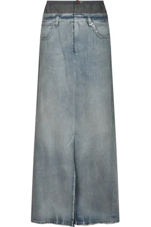 Maison Margiela Damen, Röcke, Blau, SGröße: