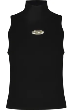 Diesel Damen, Oberteile, Schwarzk, LGröße: