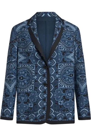 Etro Damen, Jacken, Blau, LGröße:
