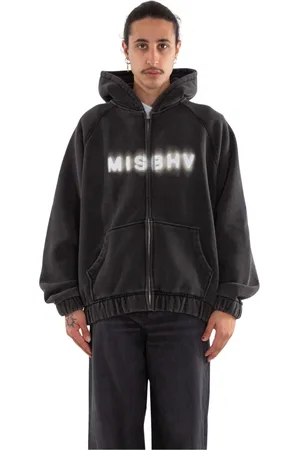 MISBHV Herren, Sweatshirts & Hoodies, Schwarzk, SGröße: