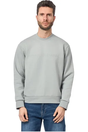 Armani Exchange Herren, Sweatshirts & Hoodies, Grau, LGröße: