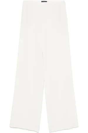 Emporio Armani Damen, Hosen, Weiß, MGröße: