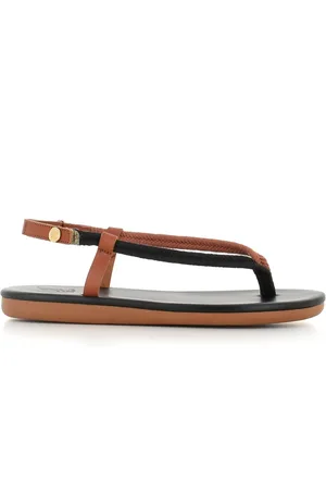Ancient Greek Sandals Damen, Schuhe, Schwarzk, 40 EUGröße: