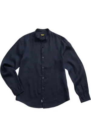 Blauer Herren, Shirts, Blau, LGröße: