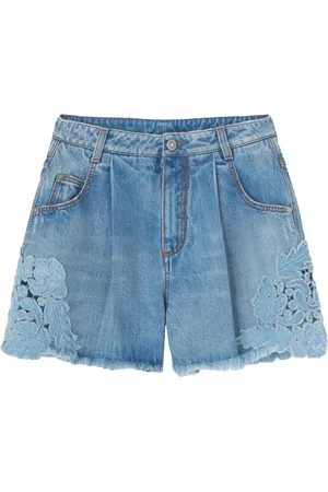 ERMANNO SCERVINO Damen, Shorts, Blau, 2XSGröße:
