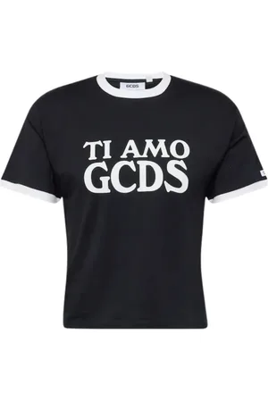 GCDS Damen, Oberteile, Schwarzk, XSGröße: