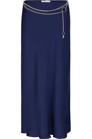 Paco rabanne Damen, Röcke, Blau, LGröße: