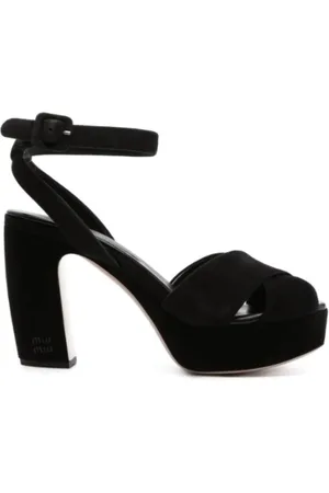 Miu Miu Damen, Schuhe, Schwarzk, 37 EUGröße: