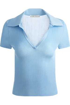 ALICE+OLIVIA Damen, Oberteile, Blau, LGröße: