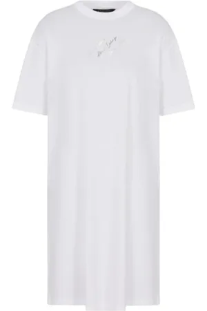 Armani Exchange Damen, Kleider, Weiß, MGröße: