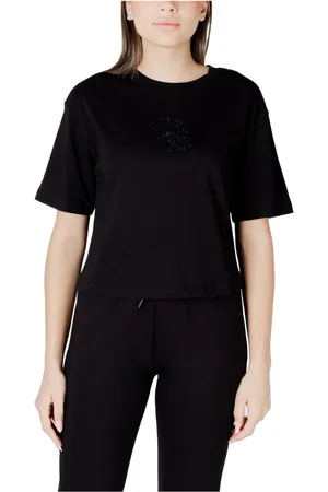 Armani Exchange Damen, Oberteile, Schwarzk, LGröße: