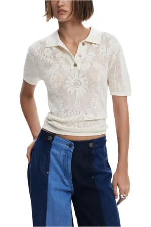 Desigual Damen, Oberteile, Weiß, MGröße: