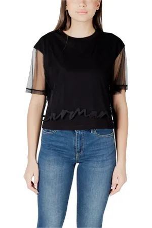 Armani Exchange Damen, Oberteile, Schwarzk, MGröße:
