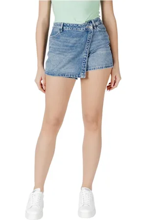 JACQUELINE DE YONG Damen, Shorts, Blau, SGröße: