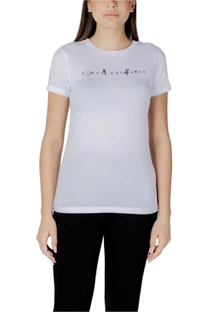 Armani Exchange Damen, Oberteile, Weiß, SGröße: