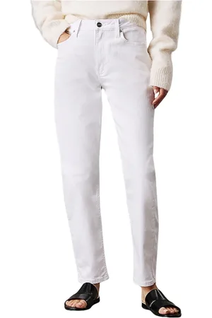 Calvin Klein Damen, Jeans, Weiß, W31Größe: