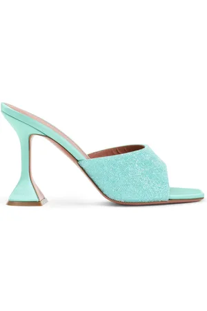 Amina Muaddi Damen, Schuhe, Grün, 36 EUGröße: