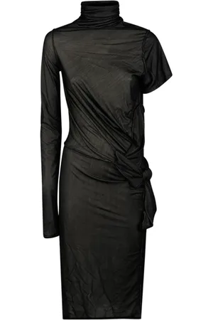 Maison Margiela Damen, Kleider, Schwarzk, XSGröße: