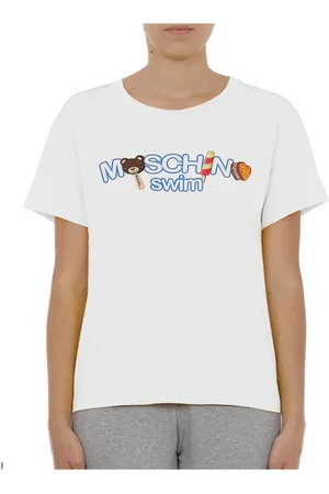 Moschino Damen, Oberteile, Weiß, SGröße: