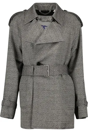Burberry Damen, Mäntel, Grau, 2XSGröße: