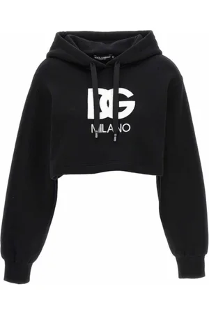 Dolce & Gabbana Damen, Sweatshirts & Hoodies, Schwarzk, SGröße: