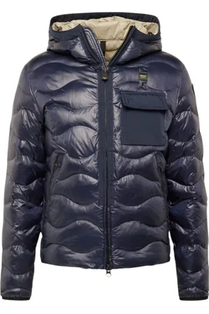 Blauer Herren, Jacken, Blau, SGröße: