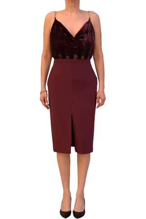 Elisabetta Franchi Damen, Kleider, Rot, XLGröße:
