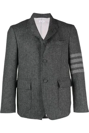 Thom Browne Herren, Jacken, Grau, LGröße:
