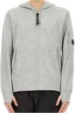 C.P. Company Herren, Sweatshirts & Hoodies, Grau, SGröße: