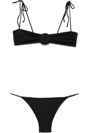LA REVECHE Damen, Bademode, Schwarzk, MGröße: