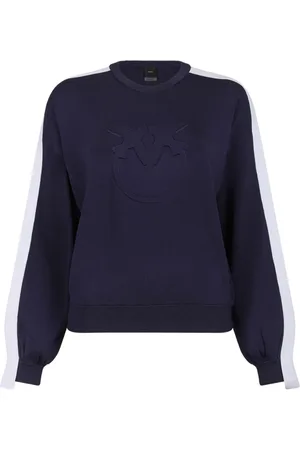 Pinko Damen, Sweatshirts & Hoodies, Blau, MGröße: