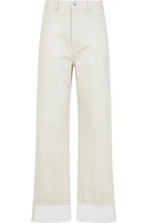 Bottega Veneta Damen, Jeans, Weiß, XSGröße: