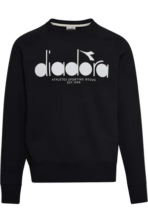 Diadora Damen, Sweatshirts & Hoodies, Schwarzk, SGröße: