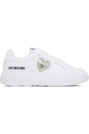 Moschino Damen, Schuhe, Weiß, 40 EUGröße:
