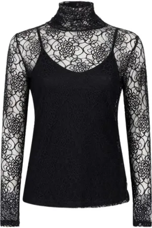 Jansen Amsterdam Damen, Oberteile, Schwarzk, 2XLGröße: