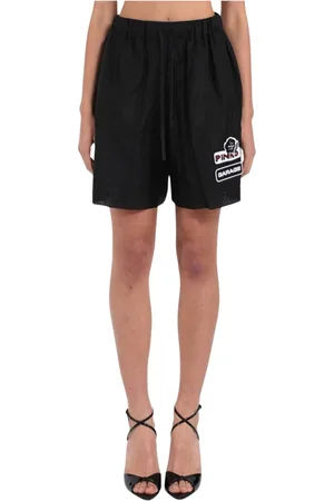 Pinko Damen, Shorts, Schwarzk, LGröße: