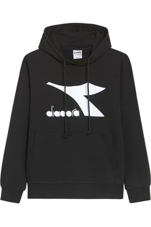 Diadora Herren, Sweatshirts & Hoodies, Schwarzk, 2XLGröße: