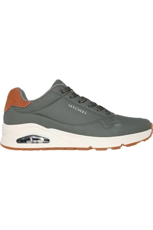 Skechers Herren, Schuhe, Grün, 41 EUGröße: