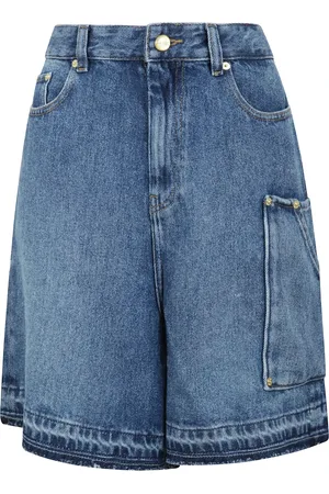 Ganni Damen, Shorts, Blau, W27Größe: