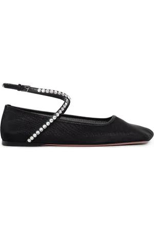 Amina Muaddi Damen, Schuhe, Schwarzk, 38 EUGröße: