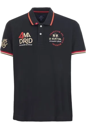 La Martina Herren, Oberteile, Schwarzk, MGröße: